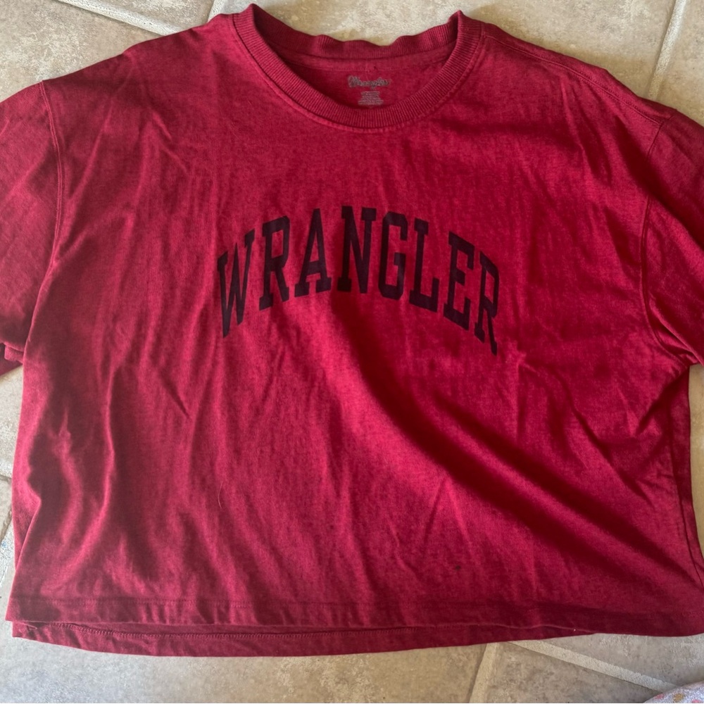 Wrangler Red Graphic Tee